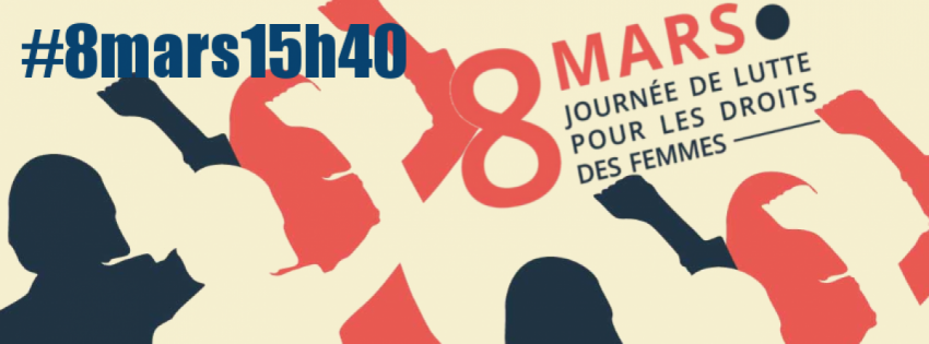 Les droits des femmes 15h40 le 8 mars dans l'action