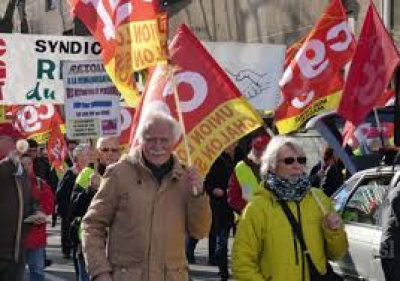 Manifestation unitaire des retraités le 11 avril 